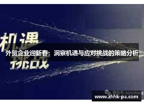 外贸企业迎新春：洞察机遇与应对挑战的策略分析